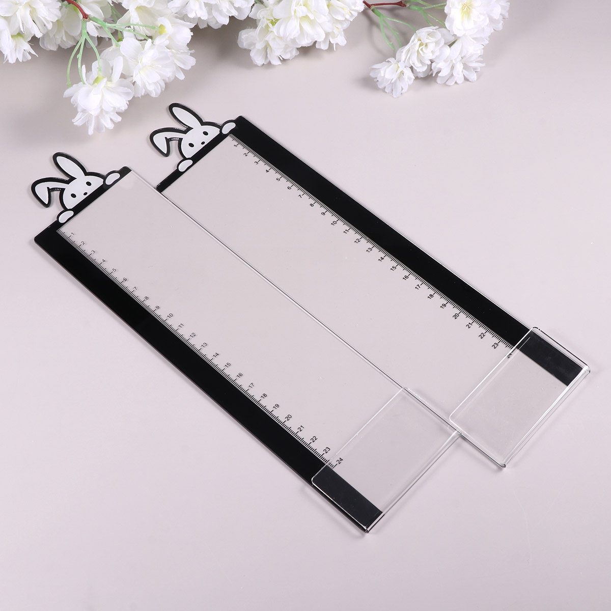Sticky Memo Holder - 2Pcs Monitor Memo Board Rabbit Design