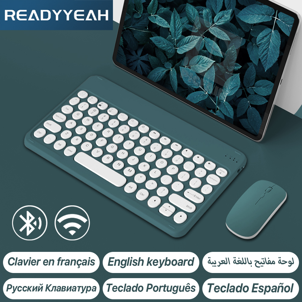Desk Setup Keyboard - Wireless Keyboard For Apple Xiaomi Huawei