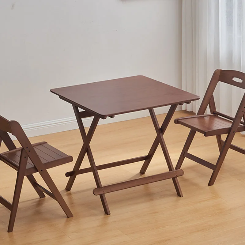 Desk Setup Small Space - Portable Square Folding Table Compact Rental