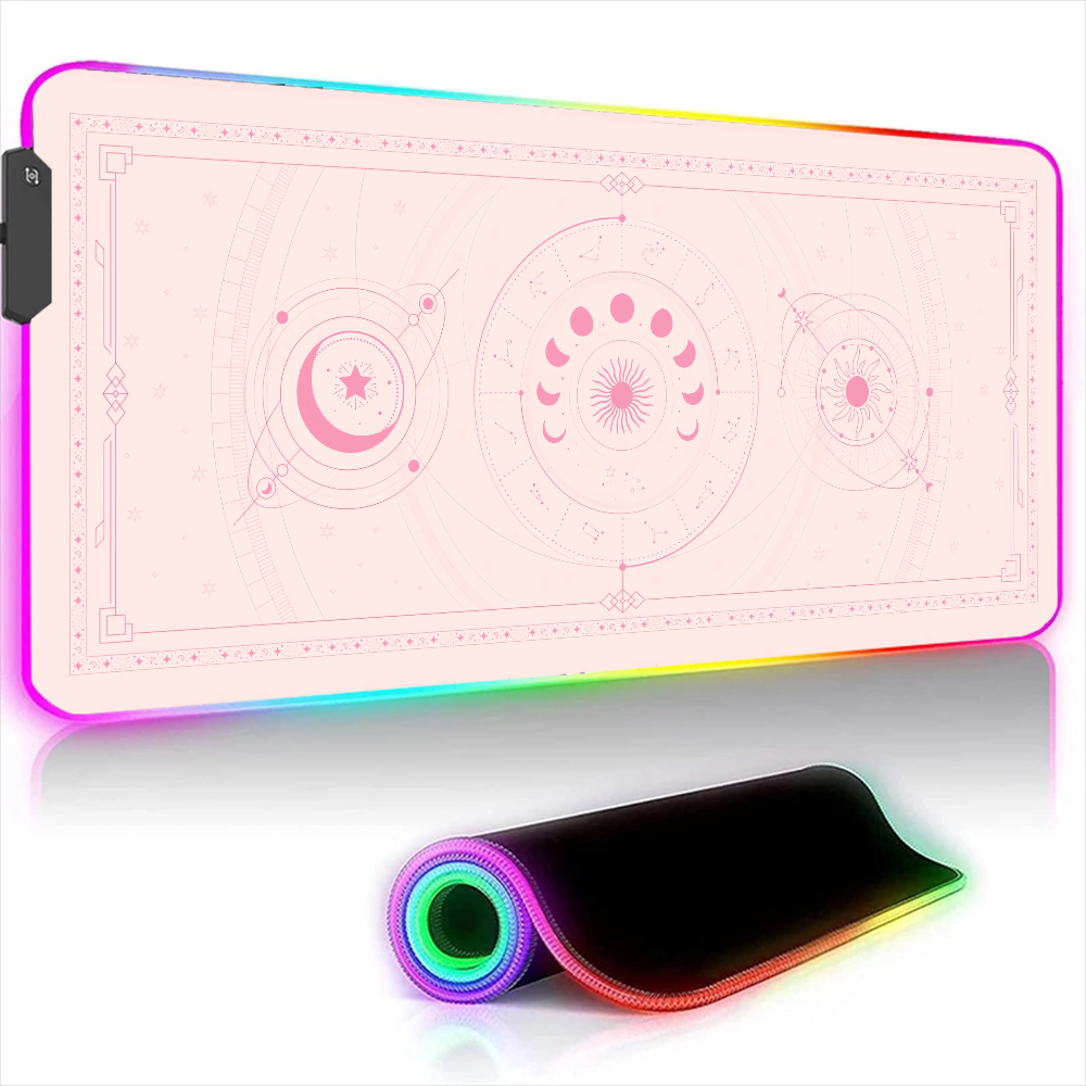 Desk Setup Keyboard - Pc Gamer Xxl Mouse Pad Oracle-pink
