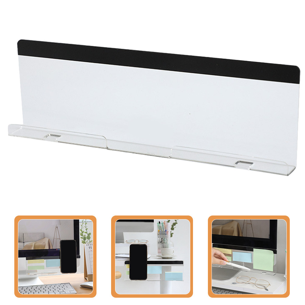 Sticky Memo Holder - Screen Bottom Memo Board Monitor Sticky