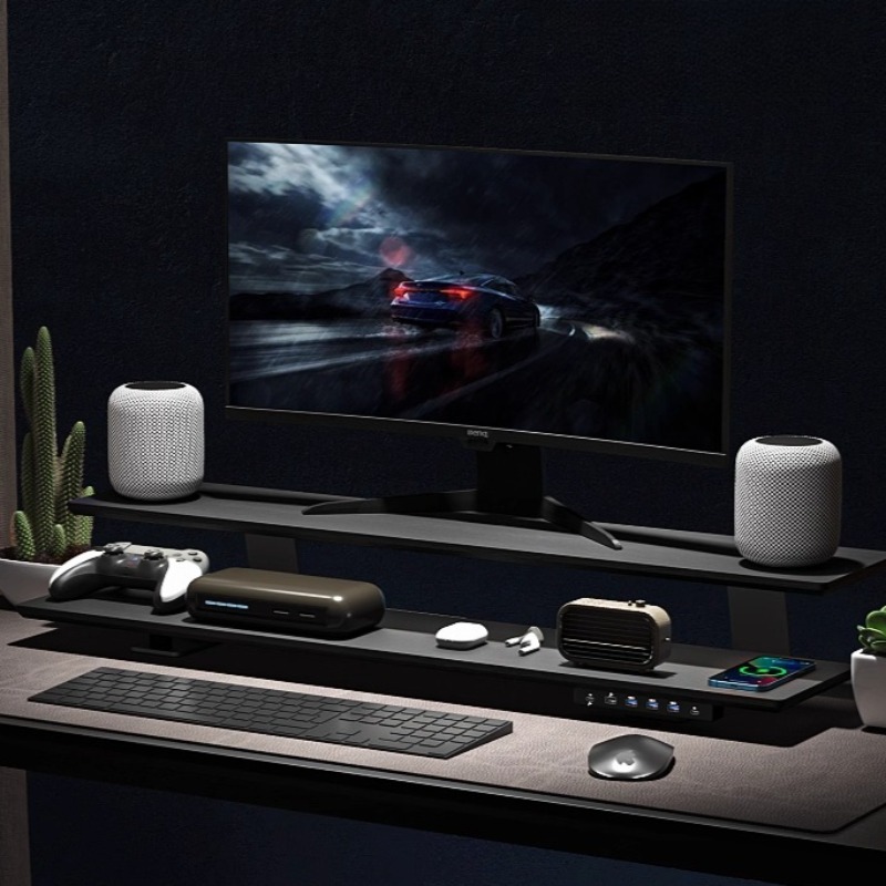 Desk Setup Usb Hub - Solid Wood Gaming Desk Top with