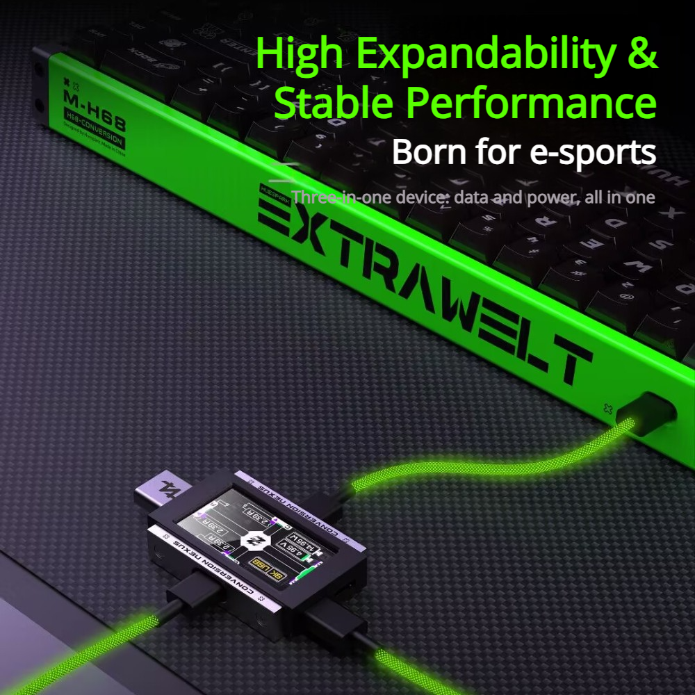 HUESPARK & HMLAB - PIEXLHUB 1- - Desk Setup Usb Hub のレビューと価格