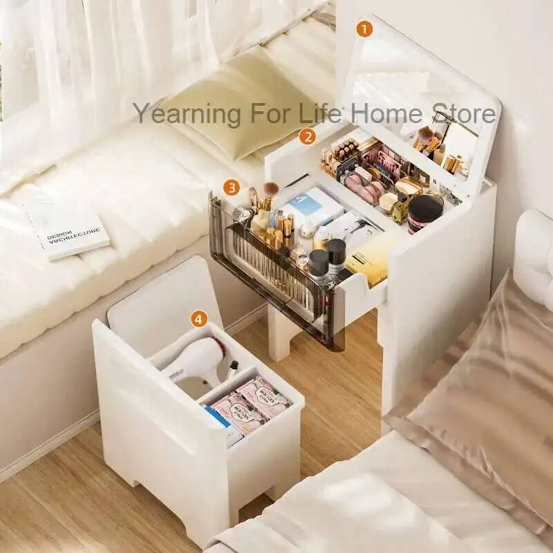 Desk Dresser Vanity with in 1  - Desk Setup In Small Bedroom のレビューと価格