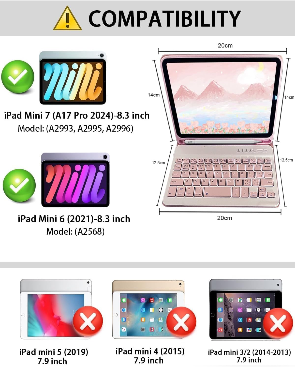 Keyboard Case For iPad mini 7t - Desk Setup Ipad のレビューと価格