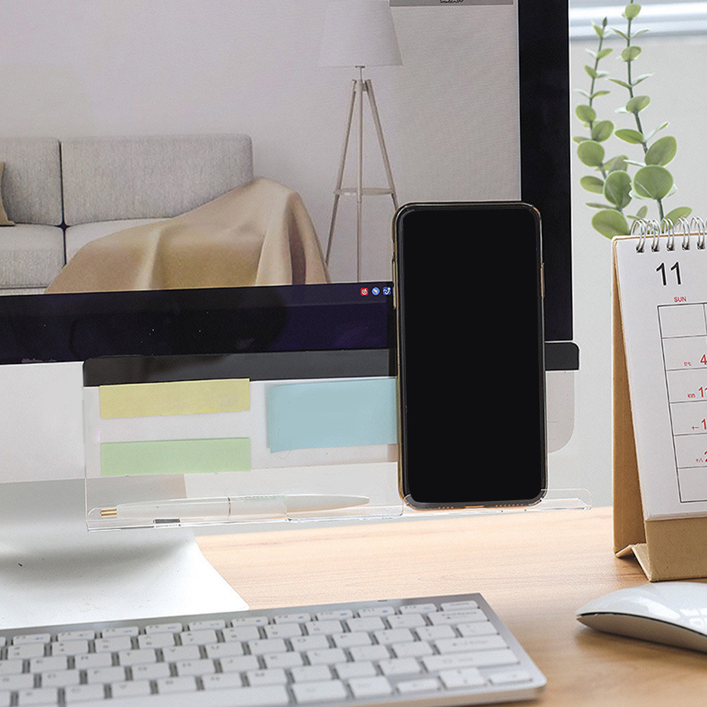 Monitor Memo Board Transparent - Sticky Memo Holder のレビューと価格