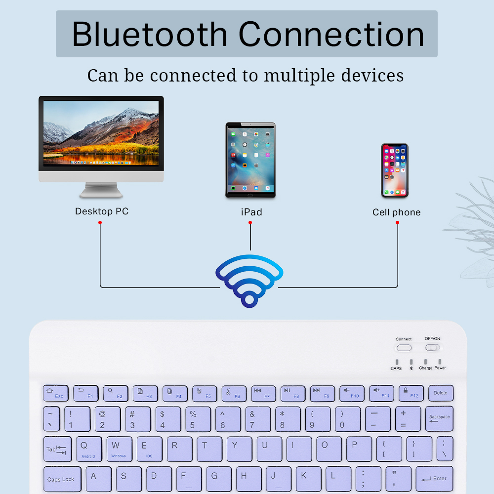 Mini Wireless Keyboard Bluetoo - Desk Setup Keyboard のレビューと価格