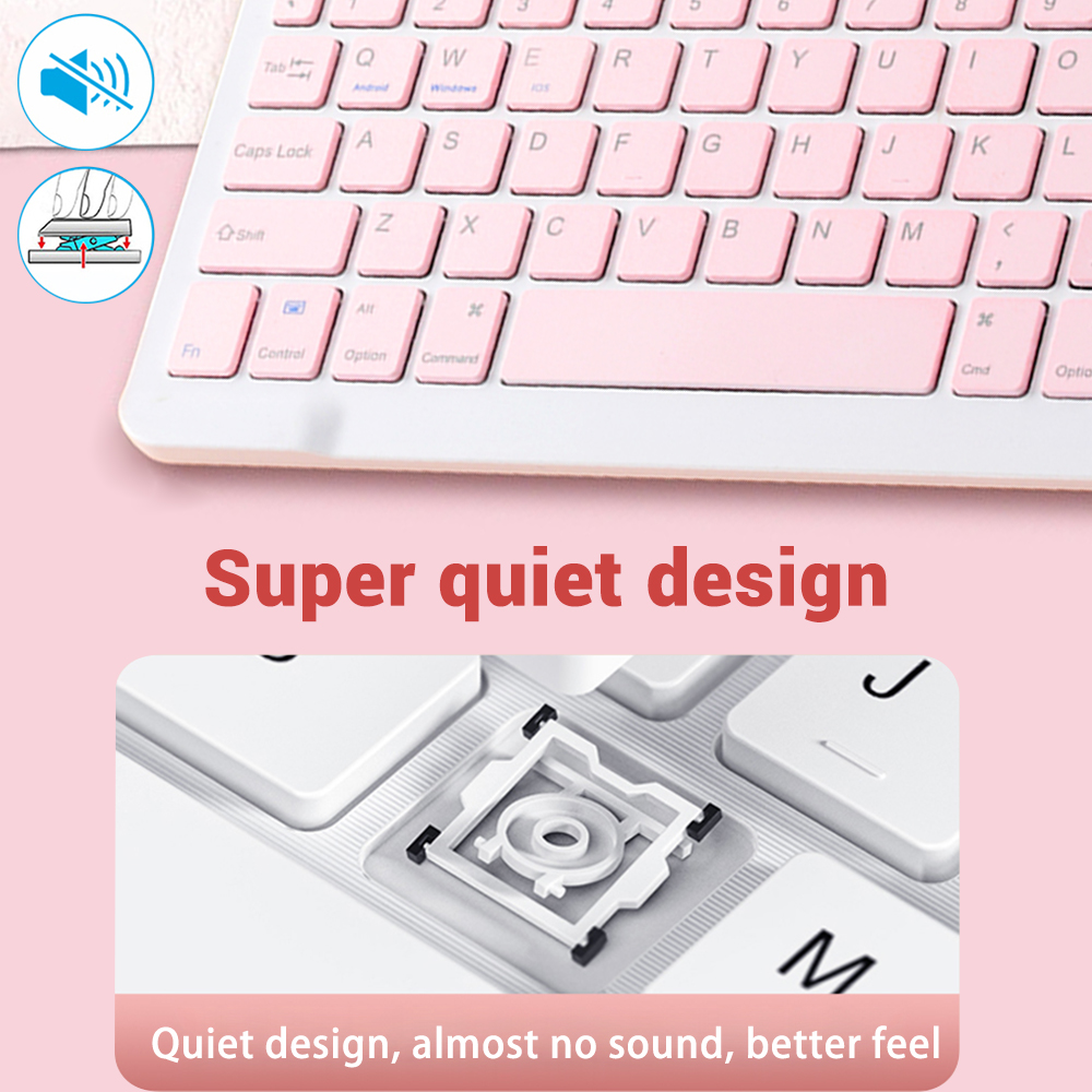 Mini Wireless Keyboard Bluetoo - Desk Setup Keyboard のレビューと価格