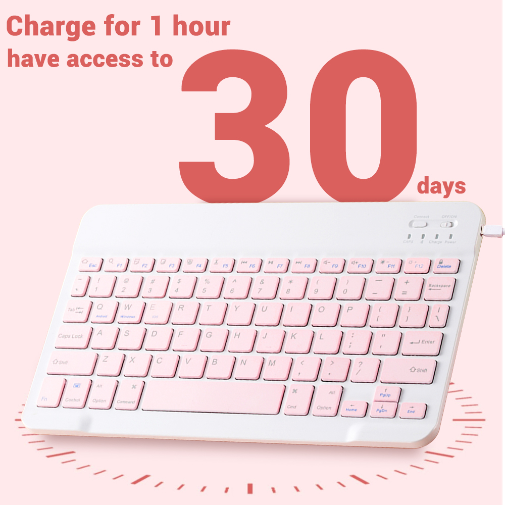 Mini Wireless Keyboard Bluetoo - Desk Setup Keyboard のレビューと価格