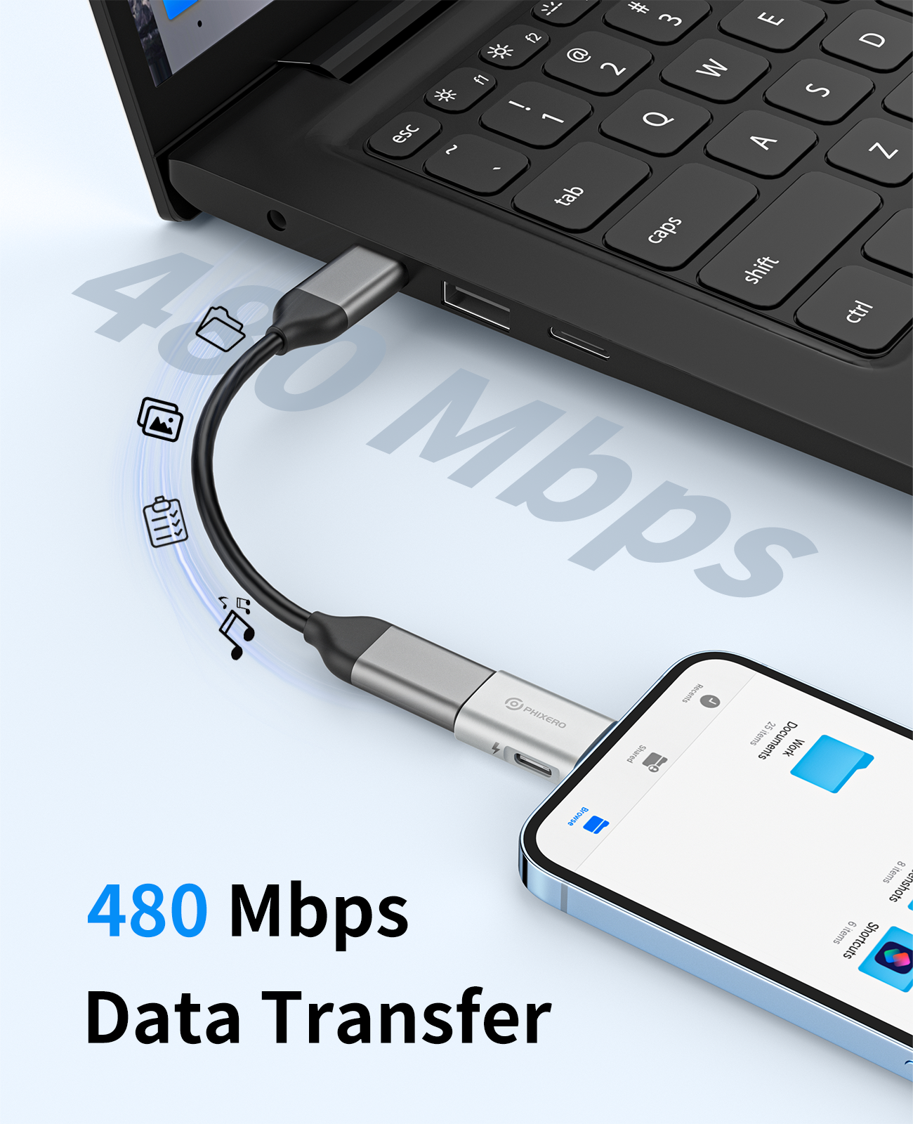 PHIXERO USB C OTG Adapter 27W  - Desk Setup Ipad のレビューと価格