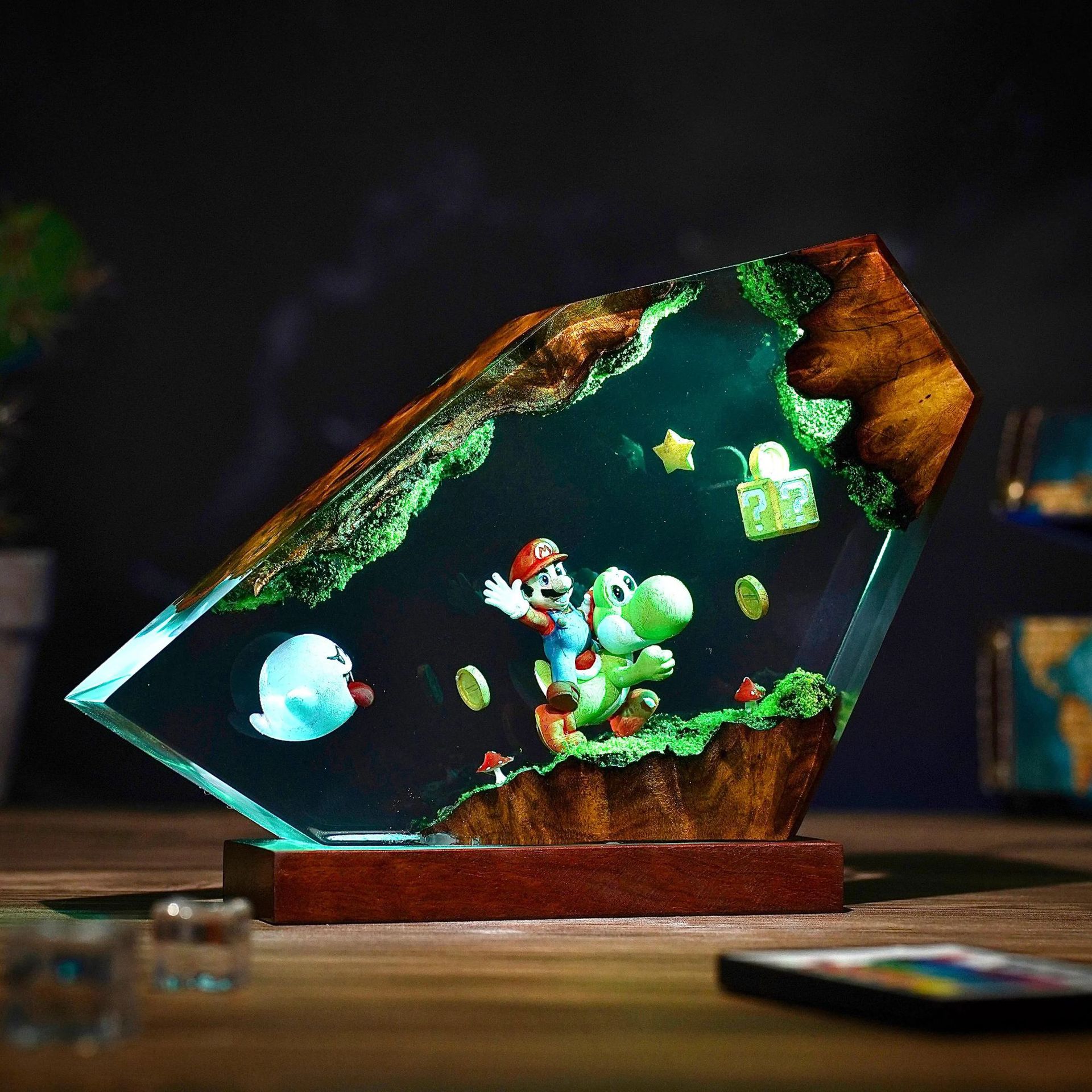 Table Resin Lamp Cartoon Anime - Desk Setup At Home のレビューと価格