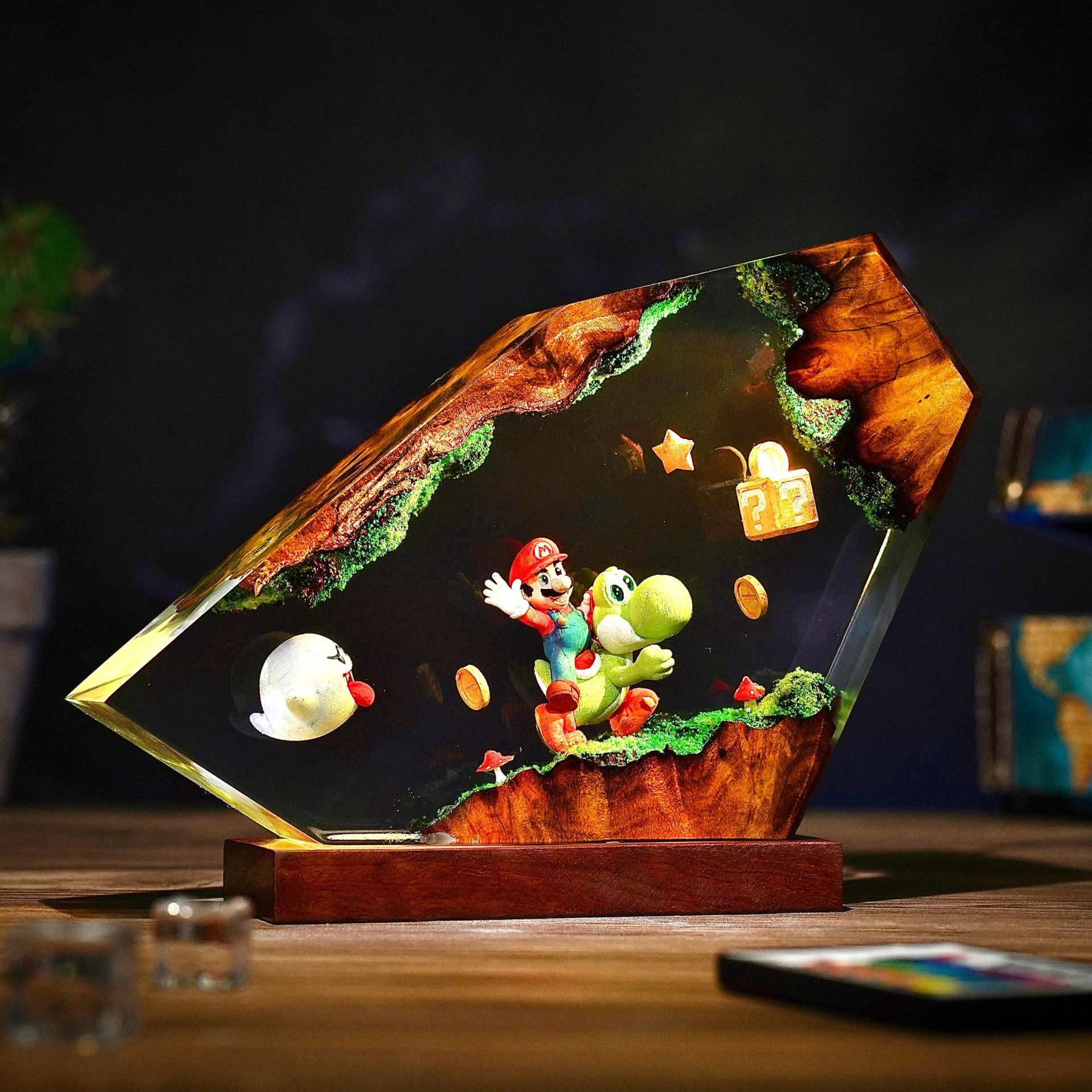 Table Resin Lamp Cartoon Anime - Desk Setup At Home のレビューと価格