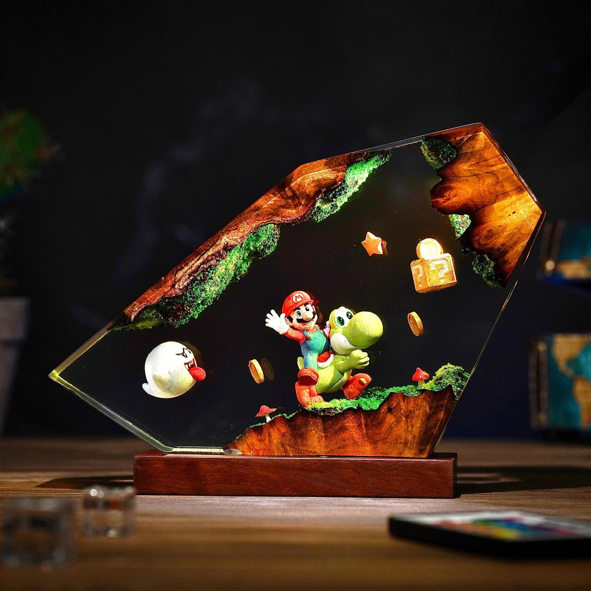 Table Resin Lamp Cartoon Anime - Desk Setup At Home のレビューと価格