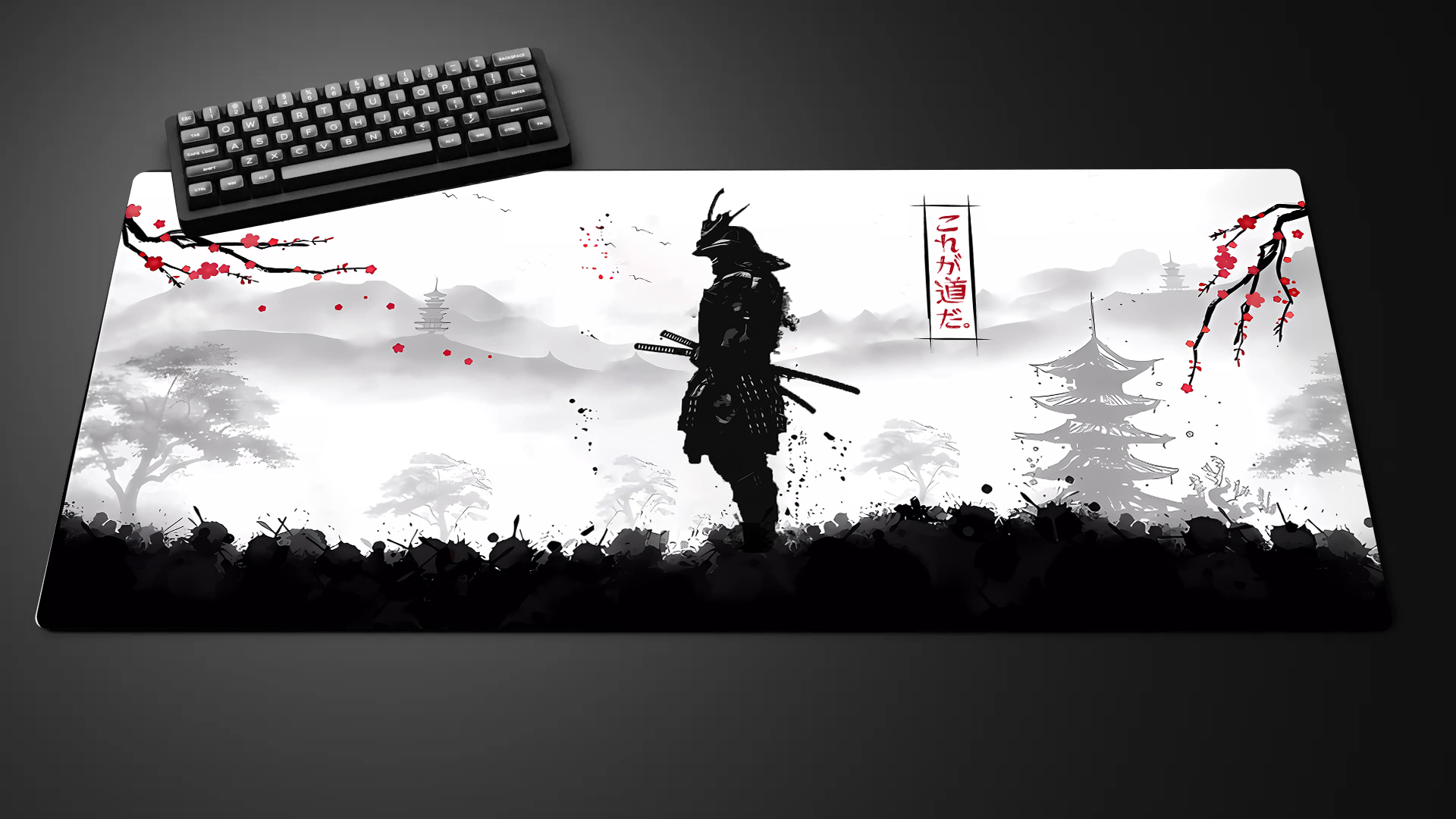 Mousepad Japanese Sakura Samur - Desk Setup For Office のレビューと価格
