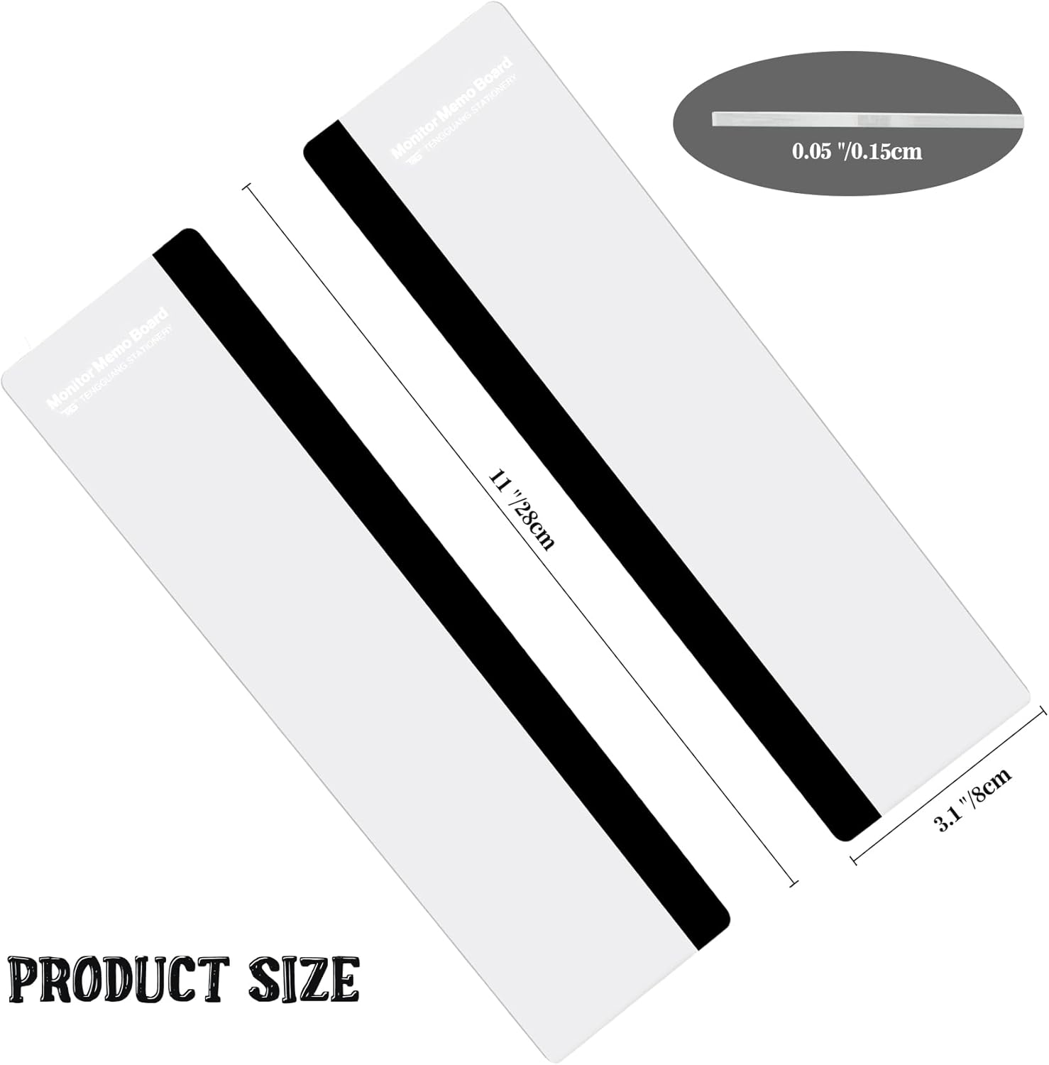 2 Pcs Monitor Memo Board Stick - Sticky Memo Holder のレビューと価格