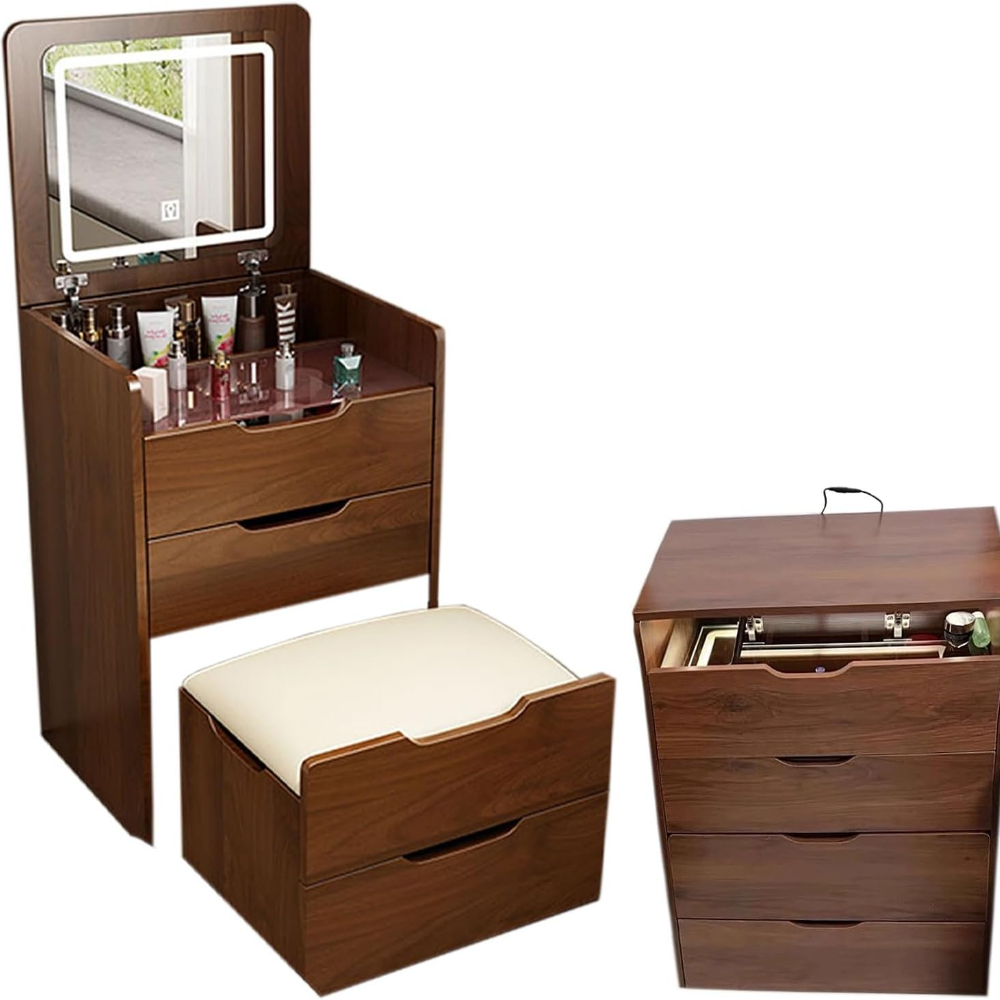 3 in 1 Vanity Desk with Plip T - Desk Setup In Small Bedroom のレビューと価格
