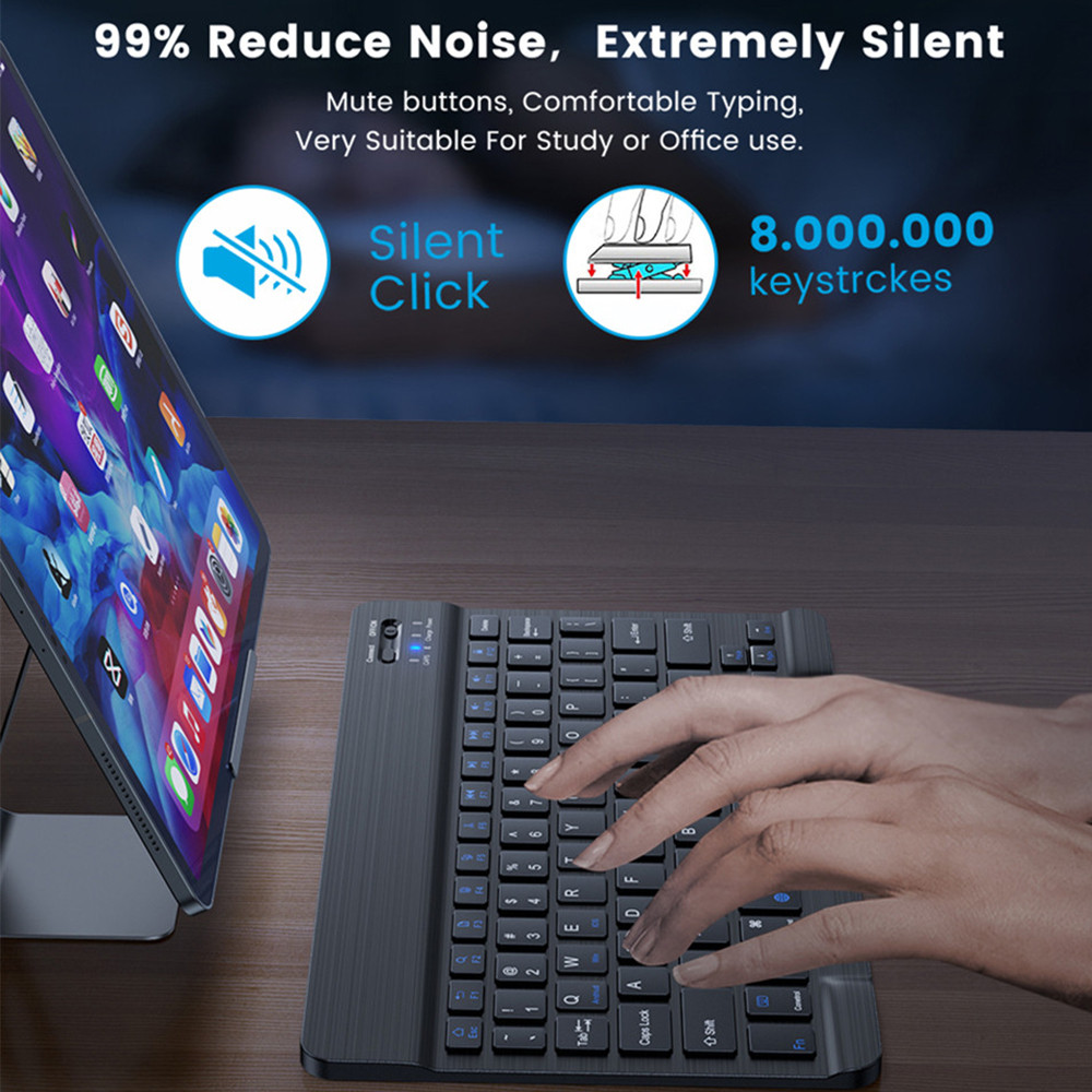 10 lnch Wireless  Bluetooth Mi - Desk Setup Keyboard のレビューと価格