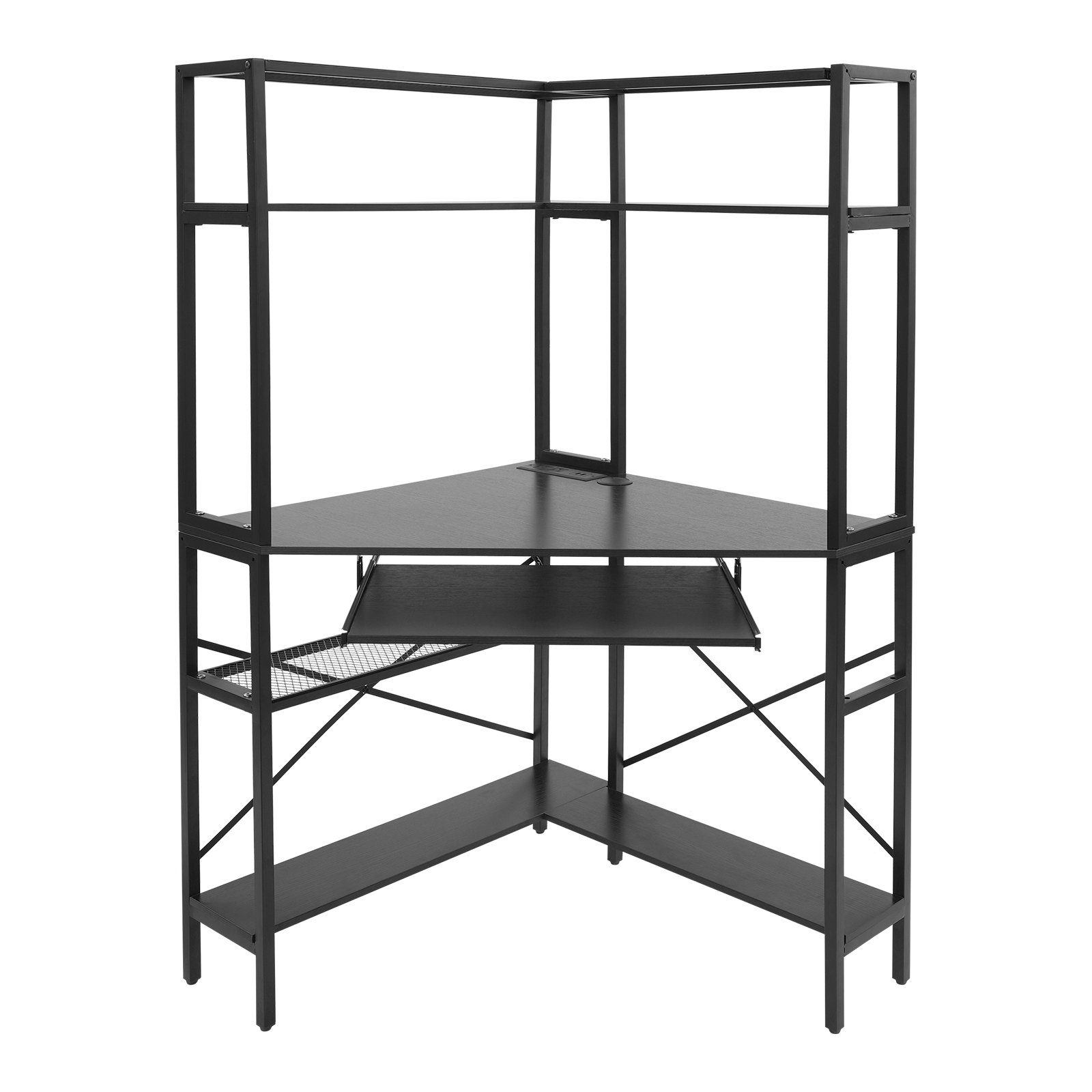Triangular Corner Computer Des - Desk Setup Small Space のレビューと価格