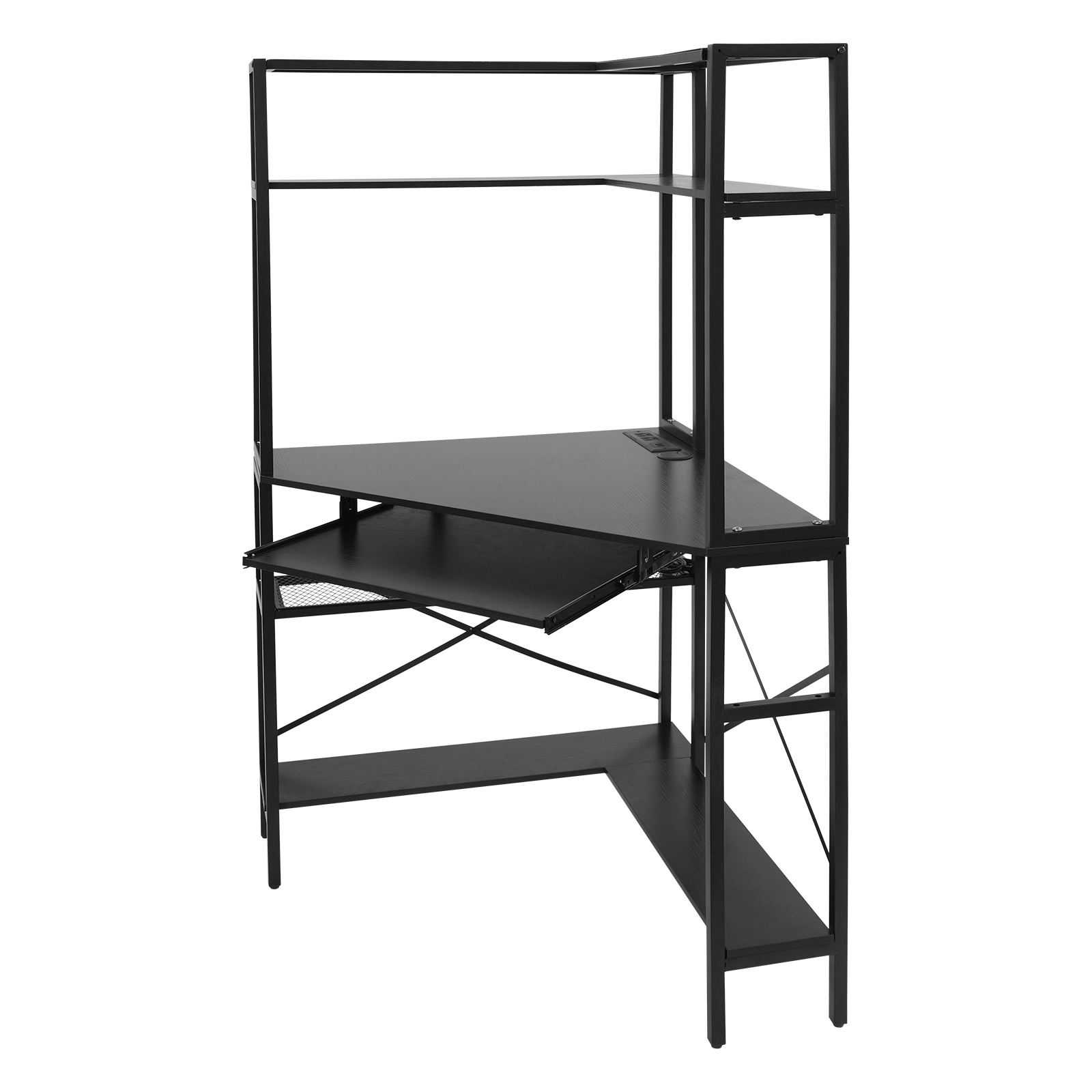Triangular Corner Computer Des - Desk Setup Small Space のレビューと価格