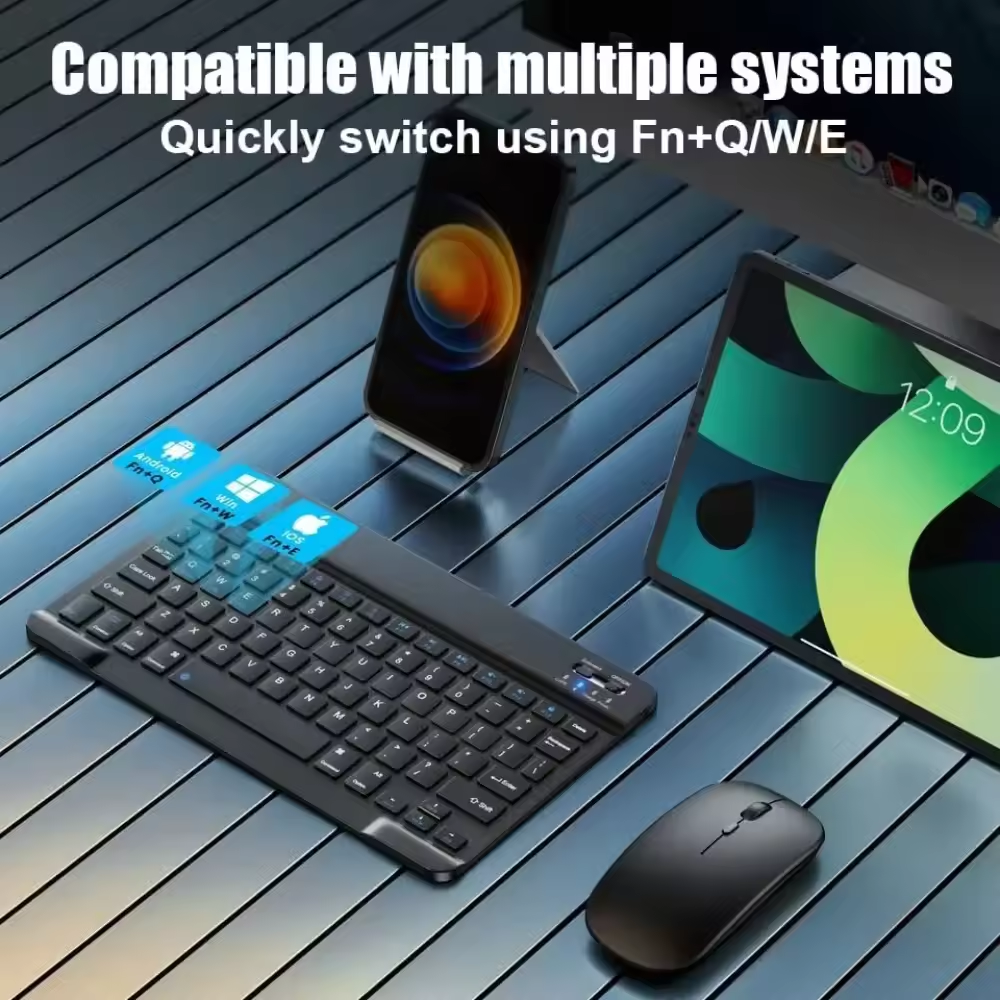 Bluetooth Wireless Keyboard Mo - Desk Setup Keyboard のレビューと価格