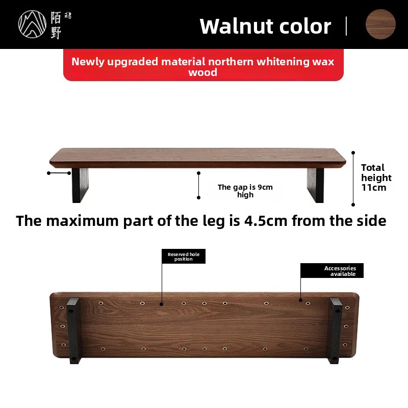 Solid Wood Monitor Riser Stand - Desk Setup For Office のレビューと価格