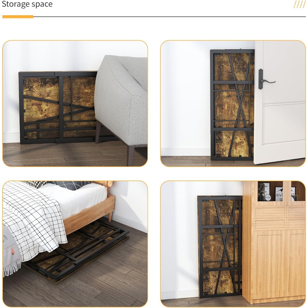 Compact 35-Inch Folding Desk f - Desk Setup Small Space のレビューと価格
