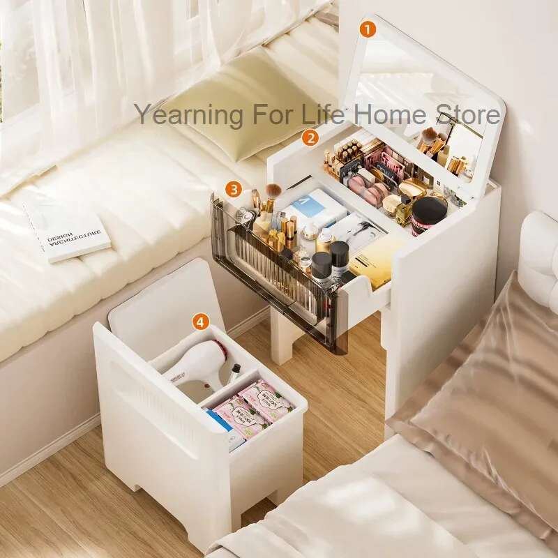 3 in 1 Vanity Dresser Desk wit - Desk Setup In Small Bedroom のレビューと価格