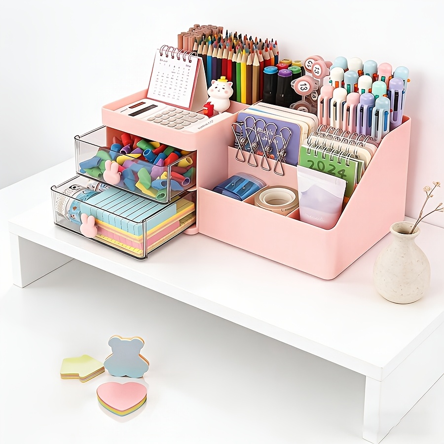 Cute Rabbit Desk Organizer Pen - Sticky Memo Holder のレビューと価格