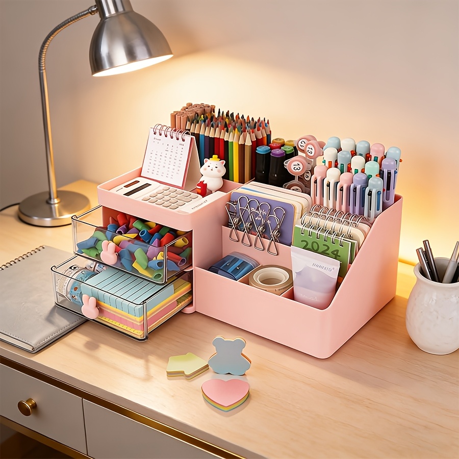 Cute Rabbit Desk Organizer Pen - Sticky Memo Holder のレビューと価格