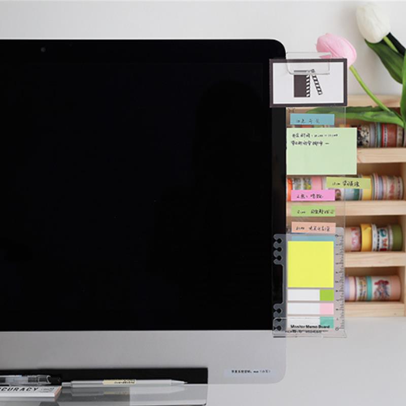 Computer Monitor Notes Monitor - Sticky Memo Holder のレビューと価格