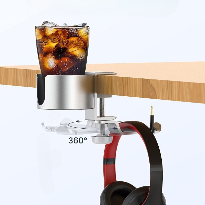 360° Rotating Desk Headphone H - Desk Setup For Office のレビューと価格