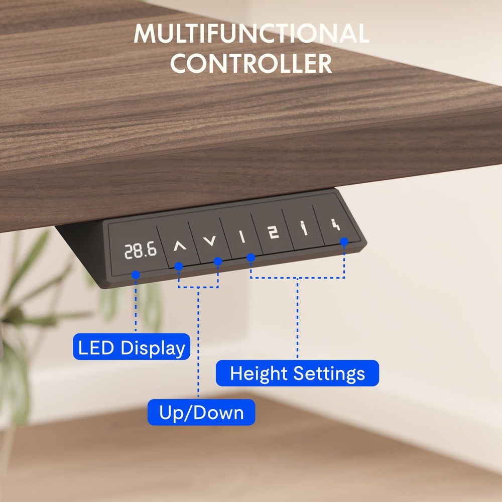 60x24 OnePiece Electric Standi - Desk Setup For Office のレビューと価格