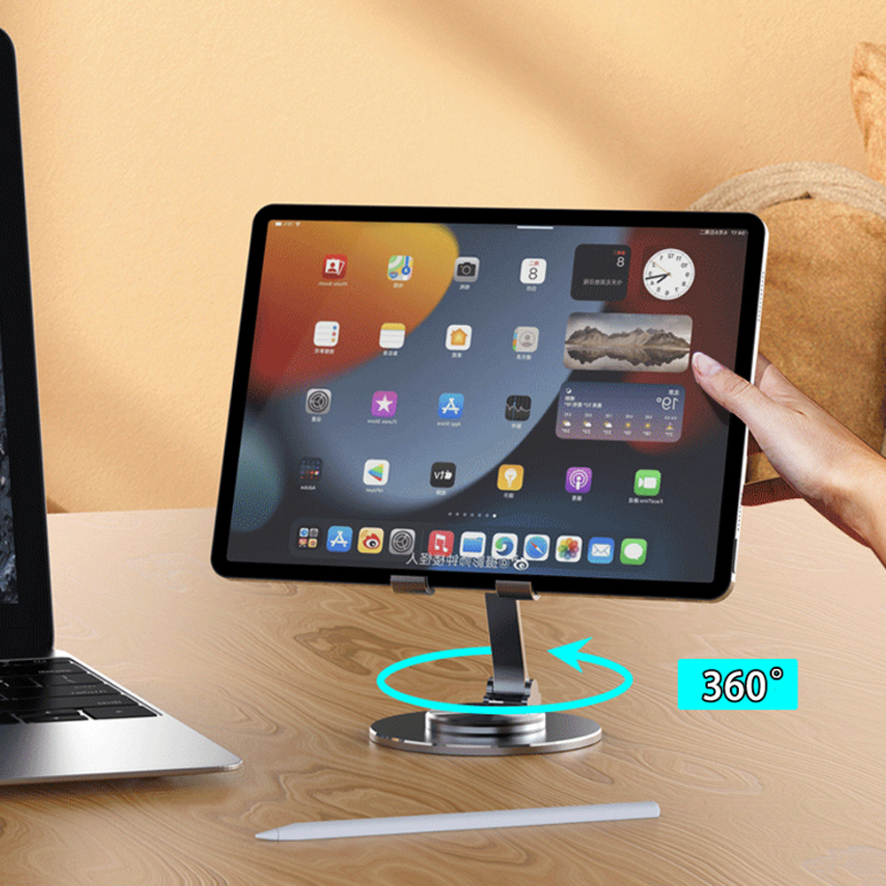 360° Rotate Metal Desk Mobile  - Desk Setup Ipad のレビューと価格