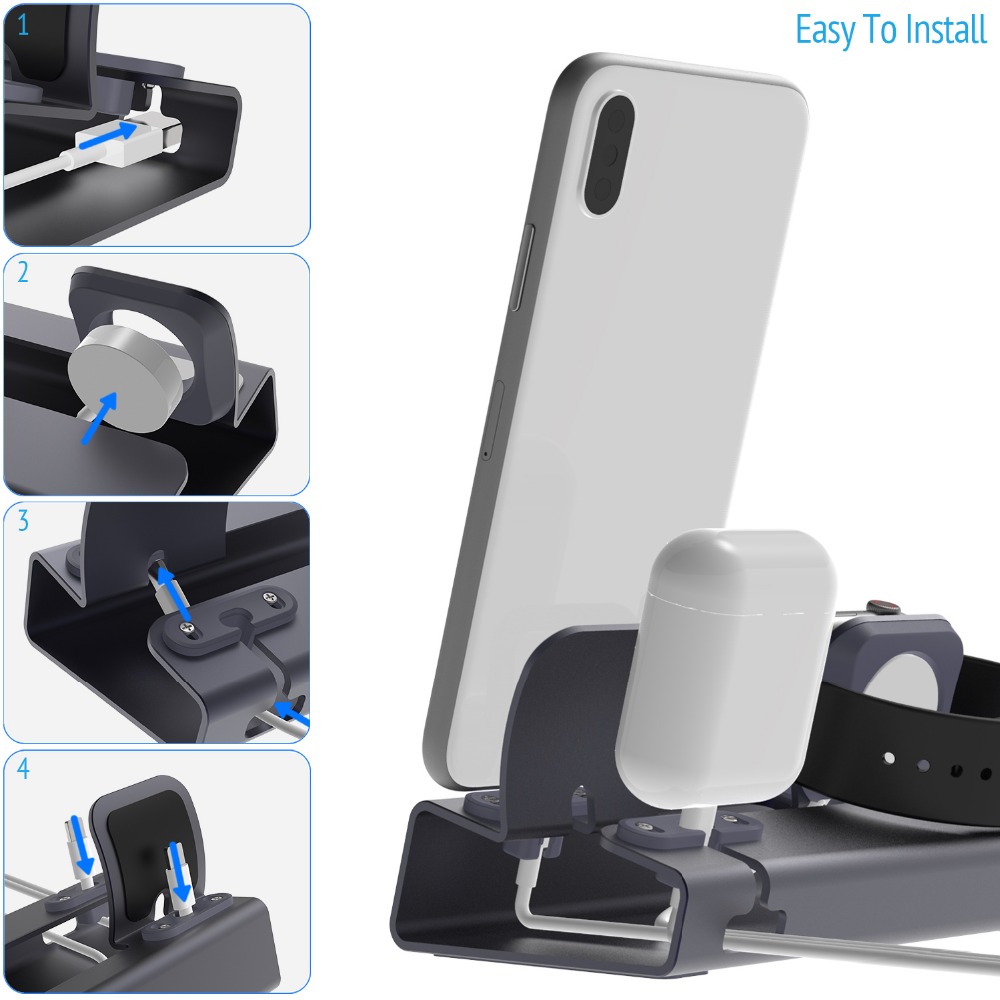 Charging Dock Station Stand Ho - Desk Setup Ipad のレビューと価格