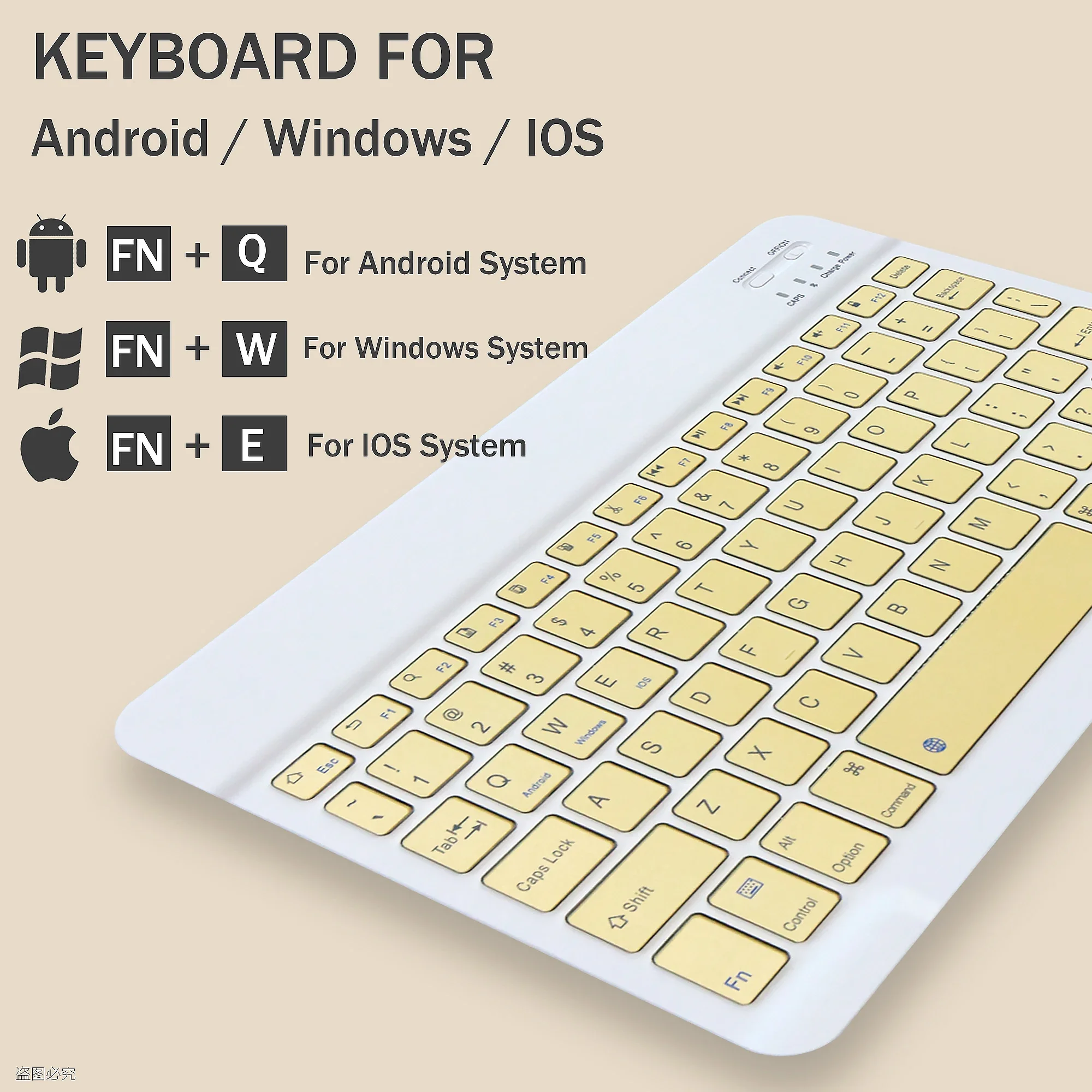 Colorful Candy Bluetooth Keybo - Desk Setup Ipad のレビューと価格