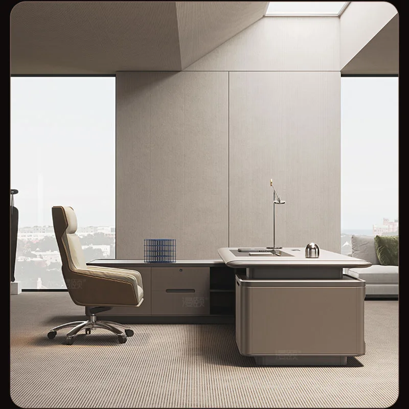 Manicure White L Shaped Wooden - Desk Setup For Office のレビューと価格