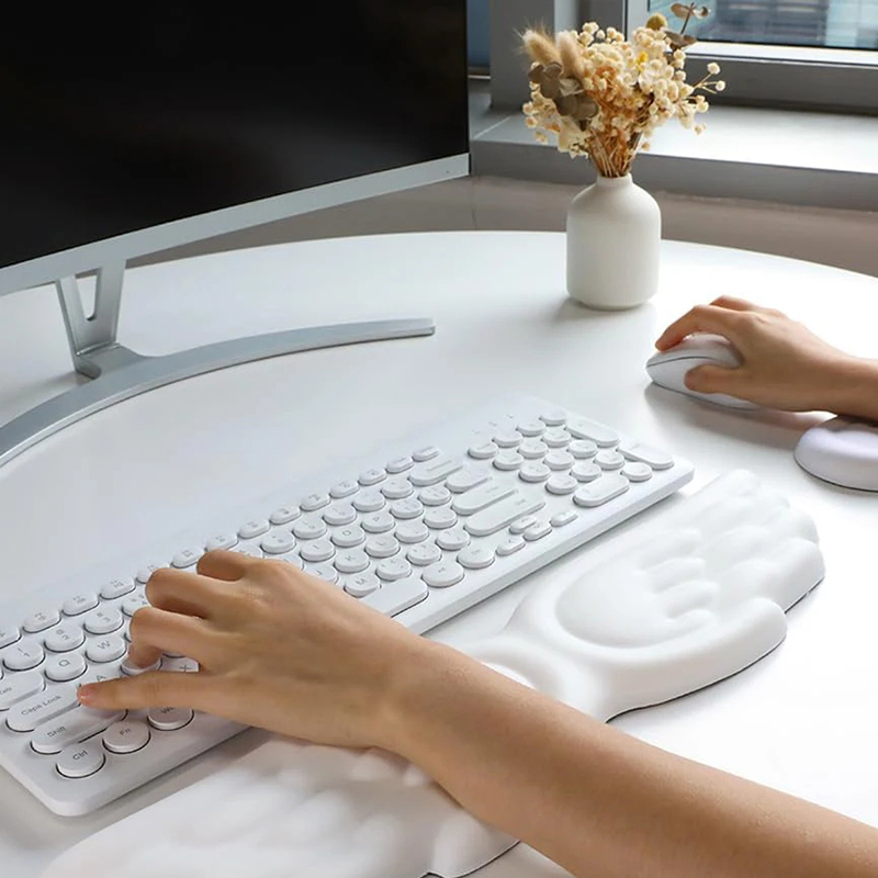 Keyboard Mouse Wrist Rest Ange - Desk Setup Keyboard のレビューと価格