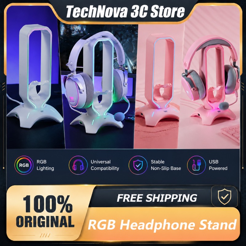 Waizowl RGB Headphone Stand Ga - Desk Setup Usb Hub のレビューと価格