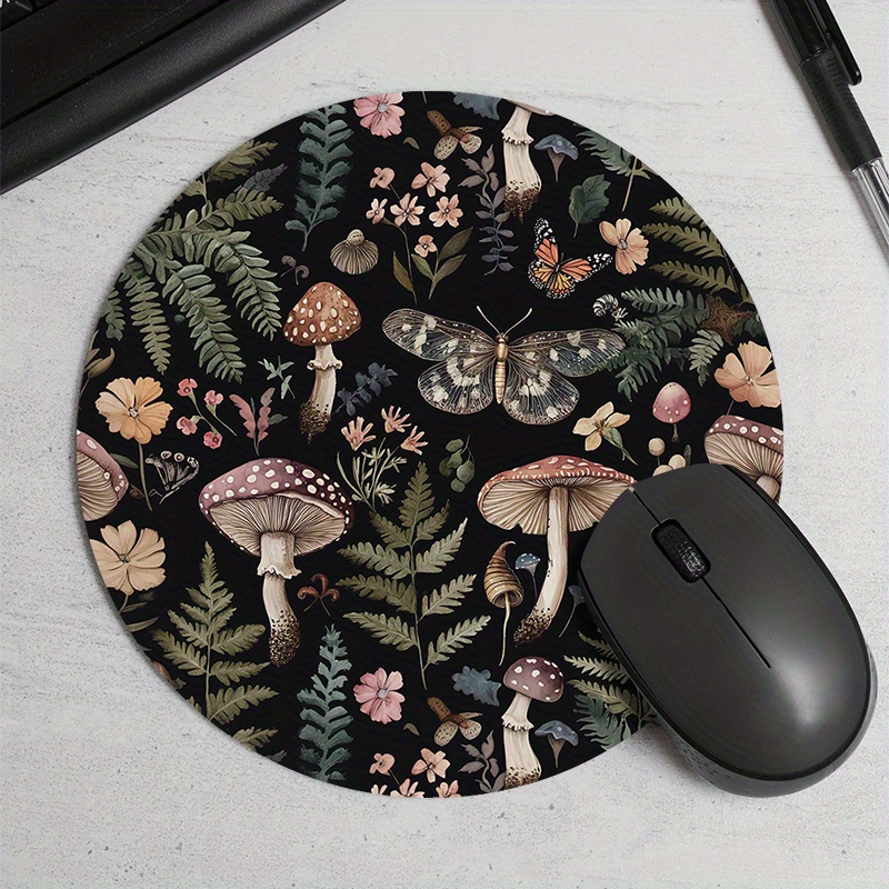 Round Forest Plant Mouse Pad R - Desk Setup Keyboard のレビューと価格