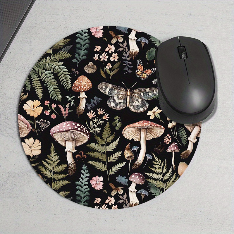 Round Forest Plant Mouse Pad R - Desk Setup Keyboard のレビューと価格